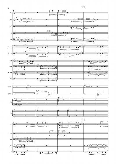 first page of score