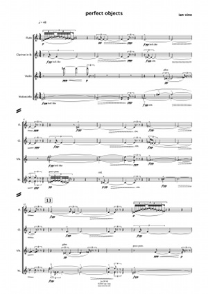first page of score
